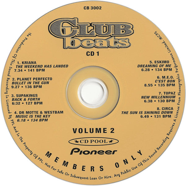 Various : Club Beats (Series 3 Volume 2) (2xCD, Comp, Promo)