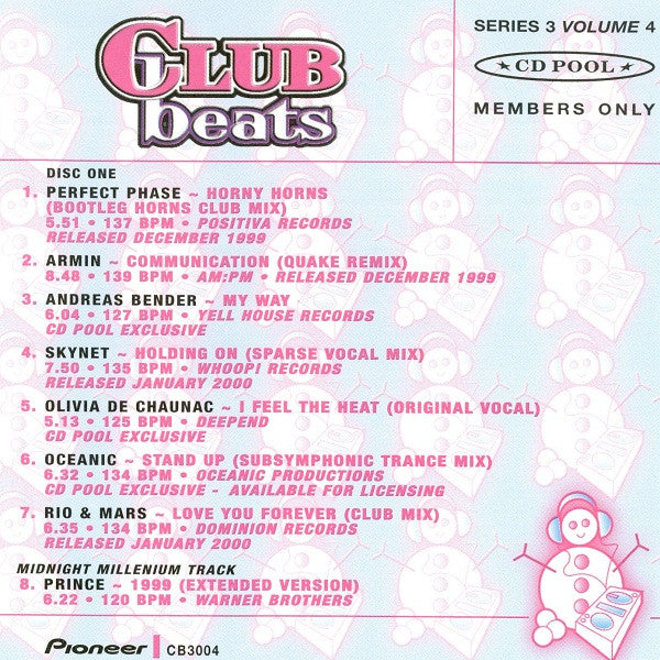 Various : Club Beats (Series 3 Volume 4) (2xCD, Comp, Promo)
