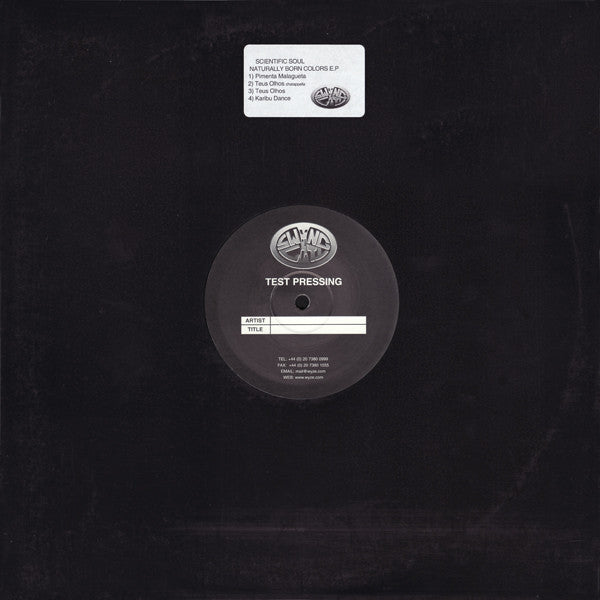 Scientific Soul : Naturally Born Colors EP (12", EP, TP)
