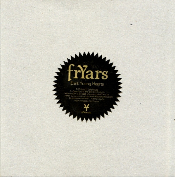 frYars : Dark Young Hearts (CD, Promo, Smplr)