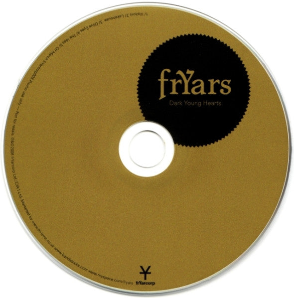 frYars : Dark Young Hearts (CD, Promo, Smplr)