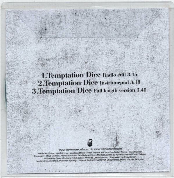 The View (2) : Temptation Dice (CDr, Single, Promo)