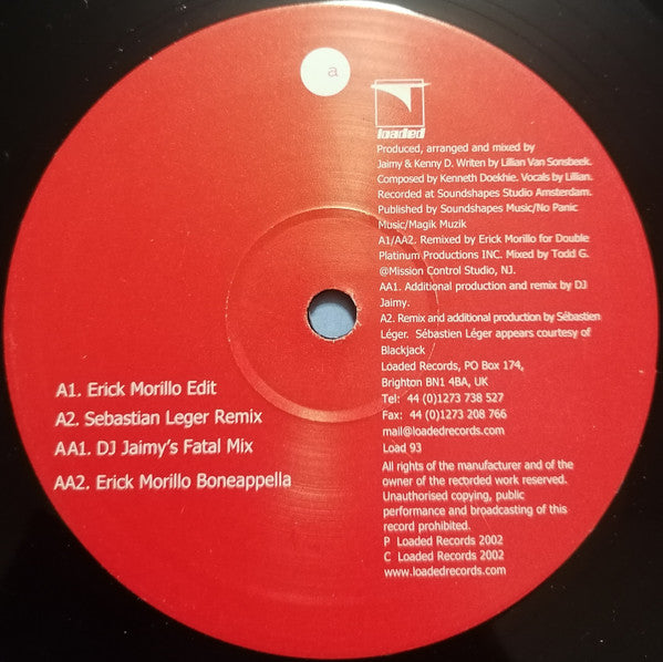 Jaimy & Kenny D. : Keep On Touchin' Me (12")