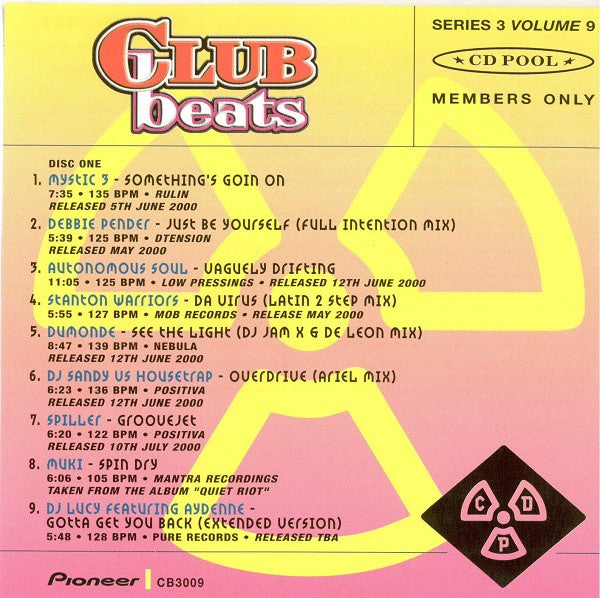 Various : Club Beats (Series 3 Volume 9) (2xCD, Comp, Promo)