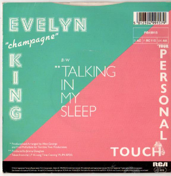 Evelyn King : Your Personal Touch (7", Single)