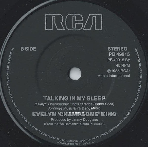 Evelyn King : Your Personal Touch (7", Single)