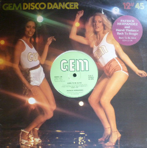 Patrick Hernandez & Hervé Tholance : Back To Boogie (12")