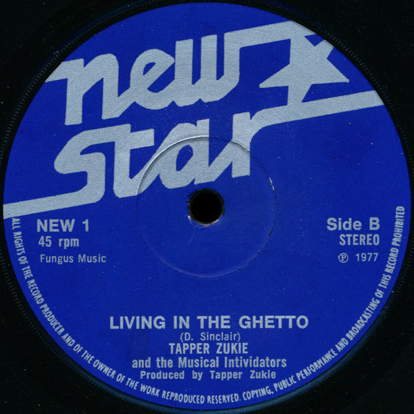 Tapper Zukie And The Musical Intimidators : New Star  (7")
