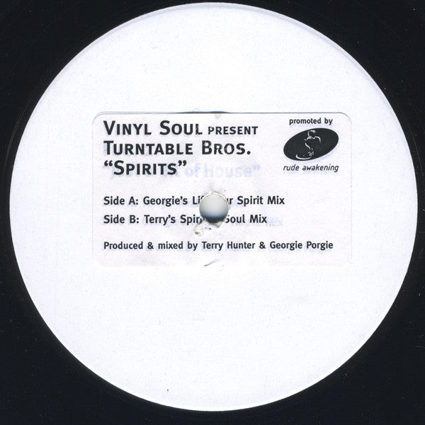 Turntable Bros.* : Spirits (12", Promo, W/Lbl)