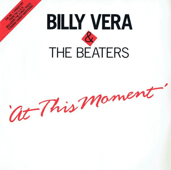 Billy Vera & The Beaters : At This Moment (12")