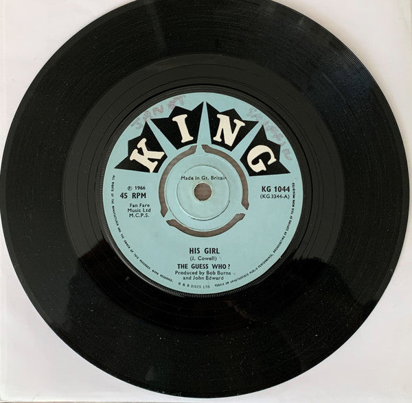 The Guess Who : His Girl / It's My Pride (7", Single)
