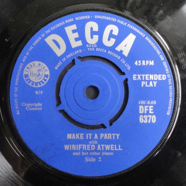 Winifred Atwell : Make It A Party (7", EP, RP, 4 P)