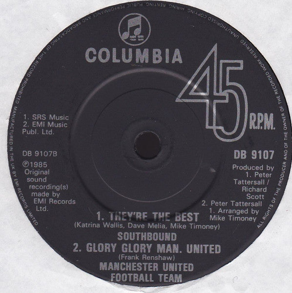 Manchester United Football Team : We All Follow Man. United (7", Single)