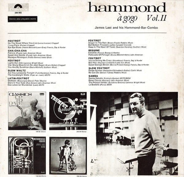 James Last & His Hammond Bar Combo : Hammond À Gogo Vol. II (LP, Album)