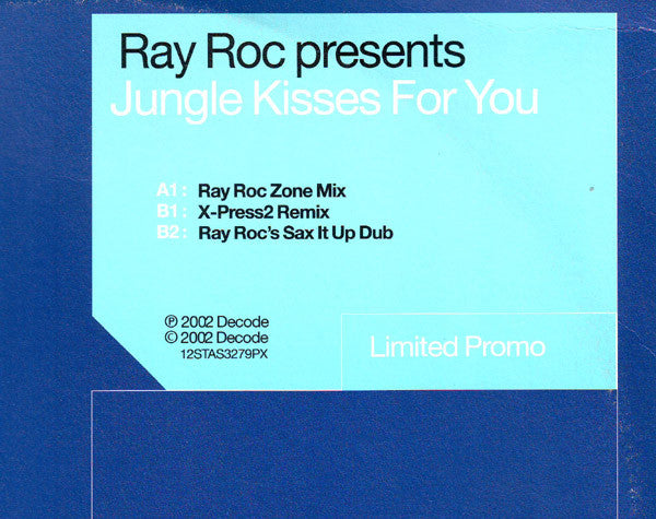 Ray Roc Checo : Jungle Kisses For You (12", Ltd, Promo)