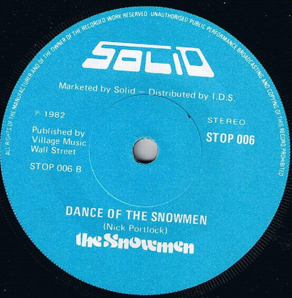 The Snowmen (2) : Xmas Party (7", Single)