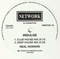 Neal Howard : Indulge (12", RE, Whi)
