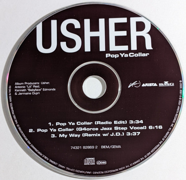 Usher : Pop Ya Collar (CD, Single)