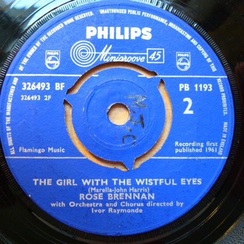Rose Brennan : Tall Dark Stranger  (7", Single, 3 P)