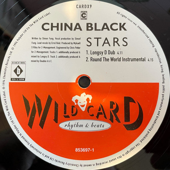 China Black : Stars (12", Maxi)
