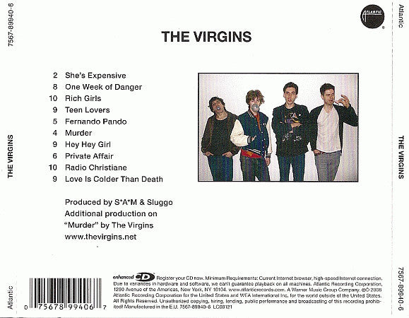 The Virgins (3) : The Virgins (CD, Album, Enh)