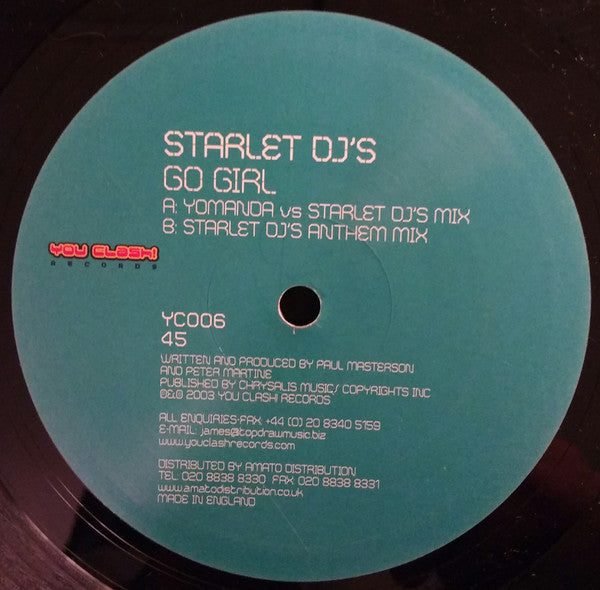 Starlet DJs : Go Girl (12")
