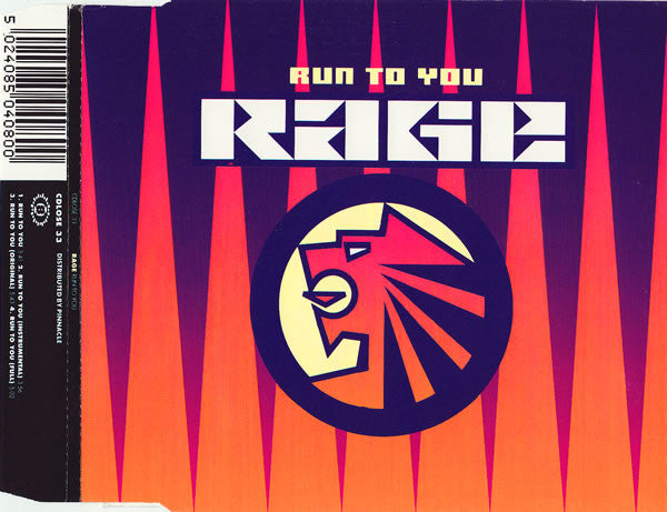 Rage : Run To You (CD, Single)