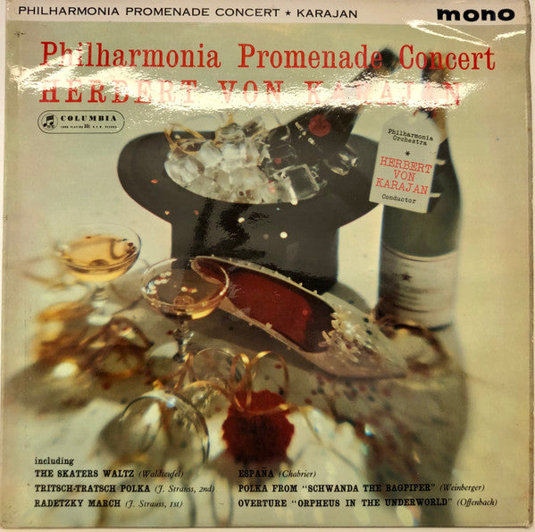 Herbert Von Karajan, Philharmonia Orchestra : Philharmonia Promenade Concert (LP, Mono)
