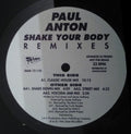 Paul Anton : Shake Your Body Remixes (12")