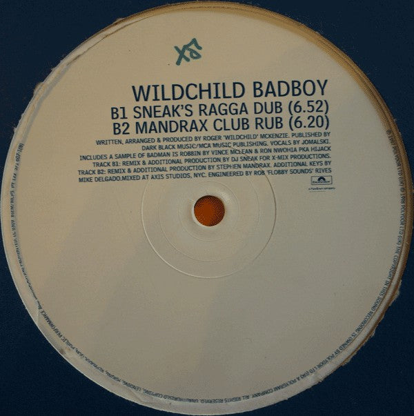 Wildchild Featuring Jamalski : Badboy (12", Single)
