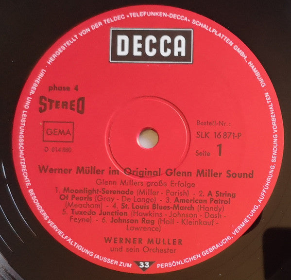 Werner Müller : Im Original Glenn Miller Sound (LP, Album)