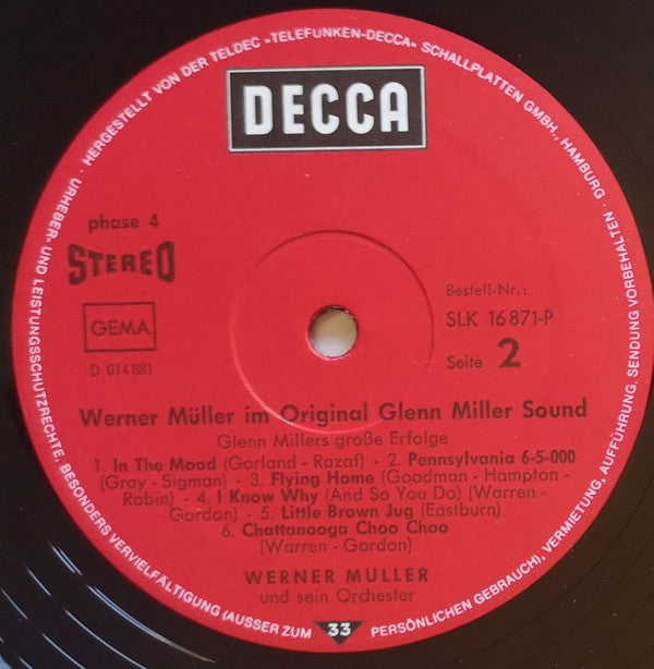 Werner Müller : Im Original Glenn Miller Sound (LP, Album)