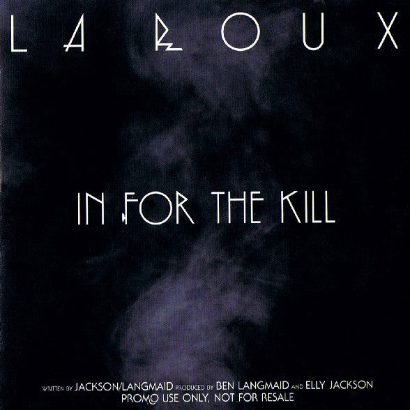 La Roux : In For The Kill (CD, Single, Promo)