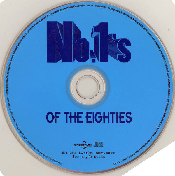 Various : No.1's Of The Eighties (CD, Comp)