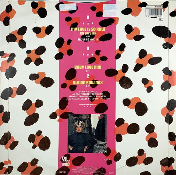 Alyson Williams : My Love Is So Raw (The Love Mix) (12", Single, Ltd)