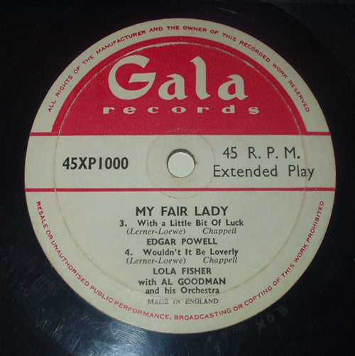 Al Goodman And His Orchestra : My Fair Lady (7", EP)