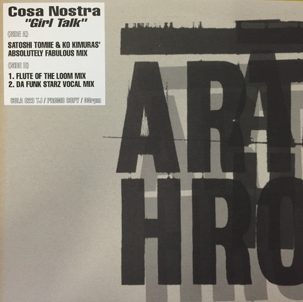 Cosa Nostra (3) : Girl Talk (12", Promo)