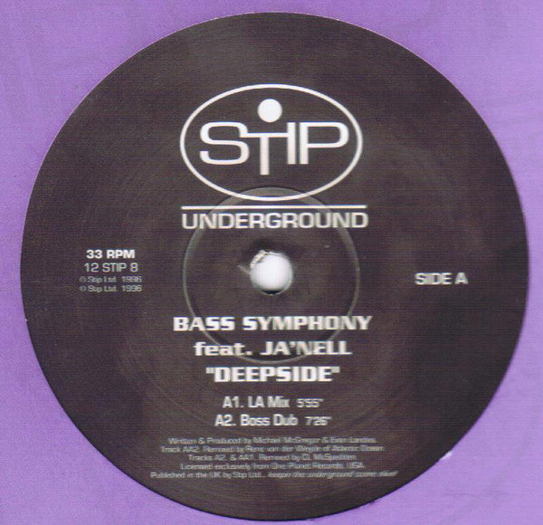 Bass Symphony Feat Ja Nell : Deepside (12")