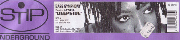 Bass Symphony Feat Ja Nell : Deepside (12")