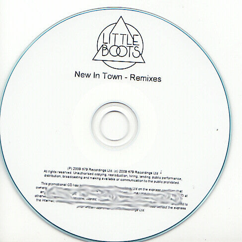 Little Boots : New In Town - Remixes (CDr, Promo)
