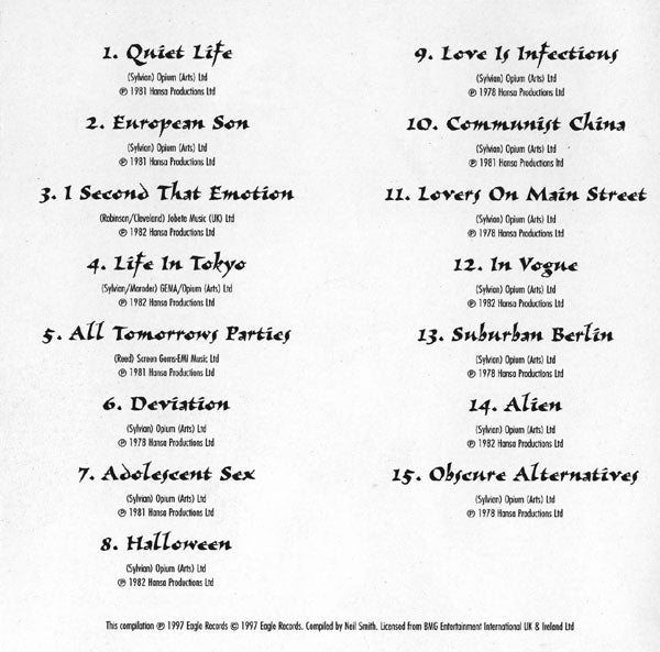 Japan : The Masters (CD, Comp, MPO)