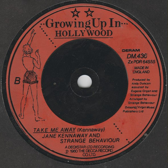 Jane Kennaway & Strange Behaviour : IOU (7", Single, RE)