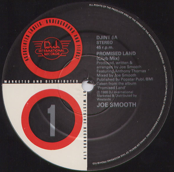Joe Smooth : Promised Land (12", Single)