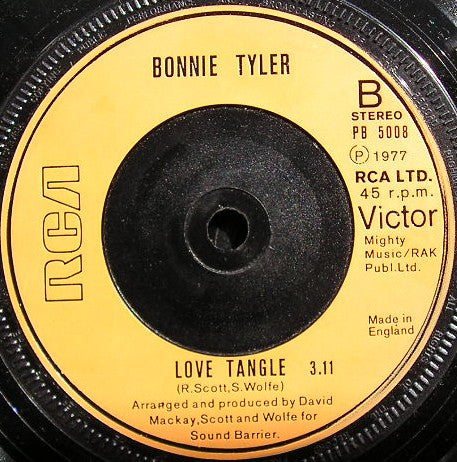 Bonnie Tyler : More Than A Lover (7", Single, Ora)