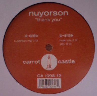 Nuyorson : Thank You (12")