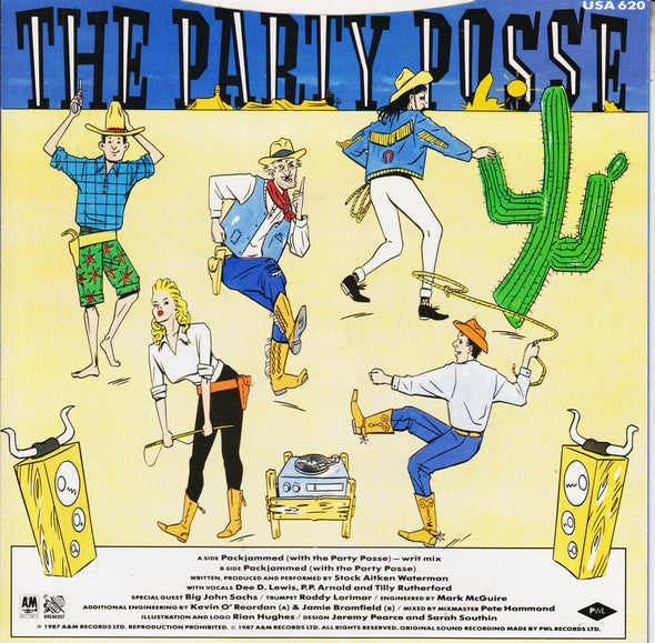 Stock, Aitken & Waterman : Packjammed (With The Party Posse) (7", Single, Sil)