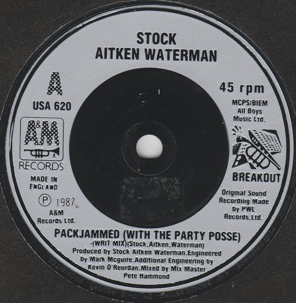 Stock, Aitken & Waterman : Packjammed (With The Party Posse) (7", Single, Sil)