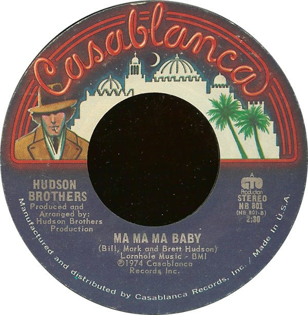 Hudson Brothers : So You Are A Star (7", Single, Styrene, Pit)