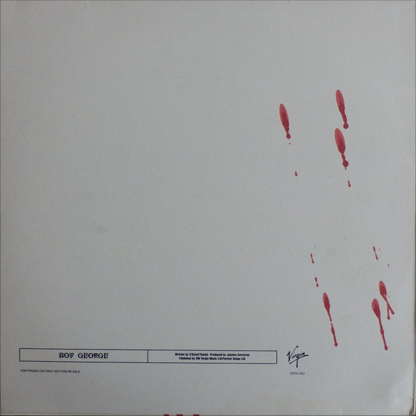 Boy George : Same Thing In Reverse (12", Promo)