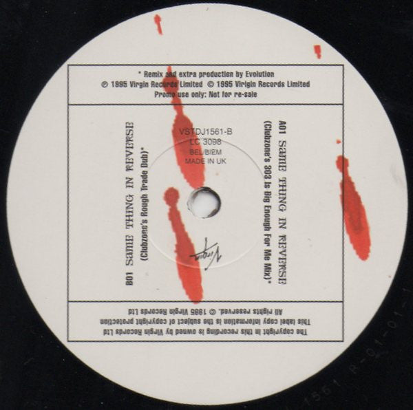 Boy George : Same Thing In Reverse (12", Promo)